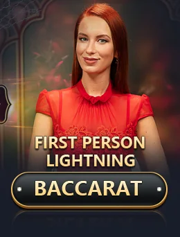First Person Lightning Baccarat game artwork