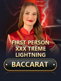 First Person Xxxtreme Lightning Baccarat game artwork