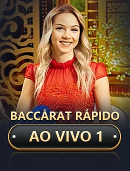 Baccarat Rápido Ao Vivo 1 game artwork